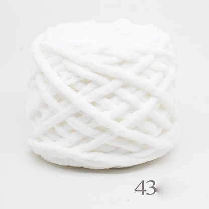 3PCS 300g Soft Chenille Knitting Yarn – Thick Ice Strip Cotton Wool Yarn for DIY Handmade Blankets, Scarves & Craft Projects