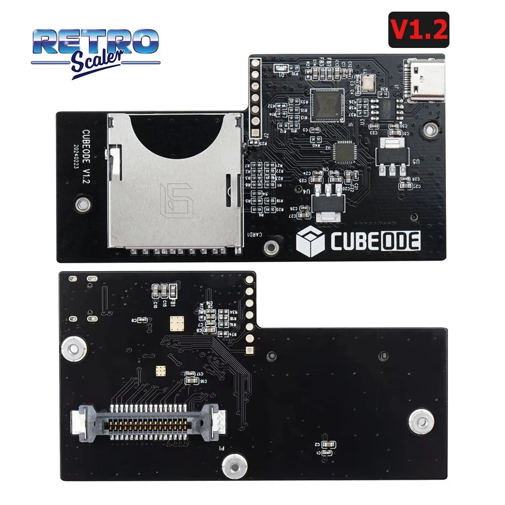 RetroScaler CUBEODE V1.2 Optical Drive Emulator – GameCube GC Loader Swiss SD2SP2 Replacement for All NGC Versions