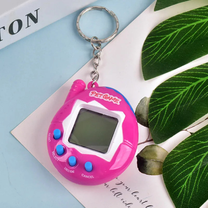 Transparent Electronic Tamagotchi – 168 Pets in One Virtual Cyber Digital Toy, Nostalgic Pixel Fun Play