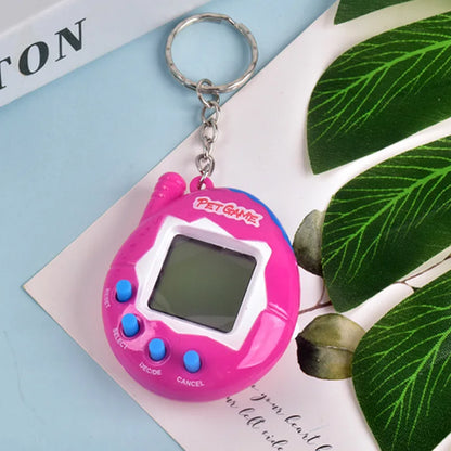 Transparent Electronic Tamagotchi – 168 Pets in One Virtual Cyber Digital Toy, Nostalgic Pixel Fun Play