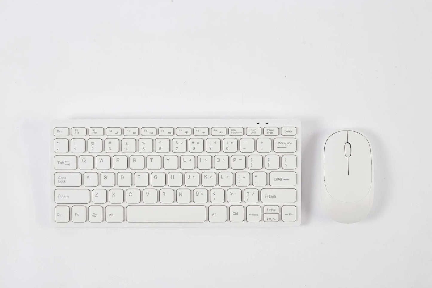 2.4G Wireless Mini Keyboard and Mouse Combo – Portable Set for Notebook, Laptop, Mac, PC, Smart TV & PS4