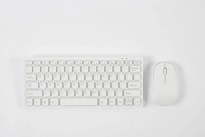 2.4G Wireless Mini Keyboard and Mouse Combo – Portable Set for Notebook, Laptop, Mac, PC, Smart TV & PS4