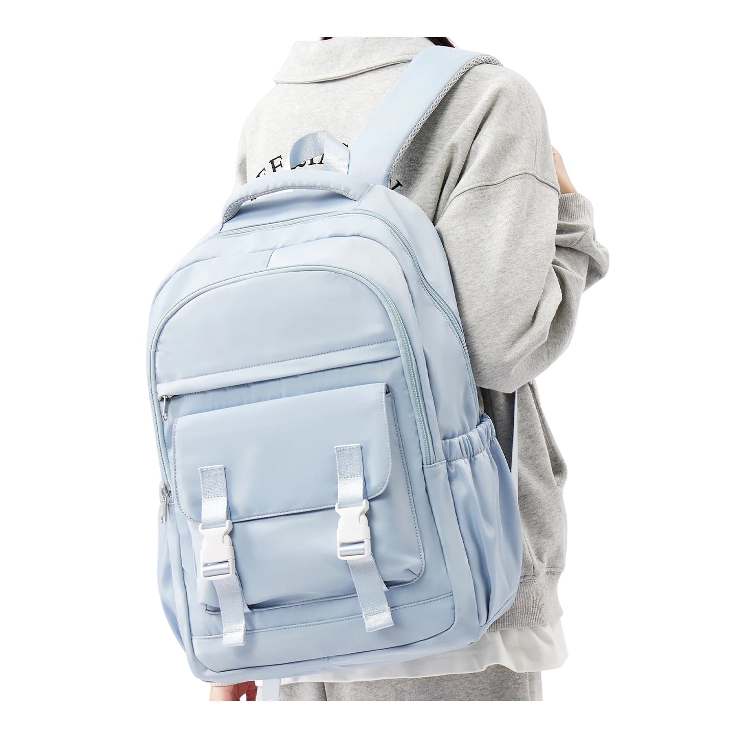 High-Capacity Student Backpack | Trendy Laptop & College Bag for Women, Girls, Travel & School BookBag