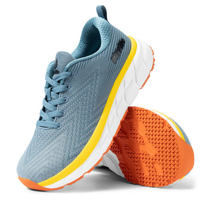FitVille Men’s Wide Toe Box Running Shoes – Cushioned, Non-Slip, Lightweight & Breathable Extra Wide Width Sneakers
