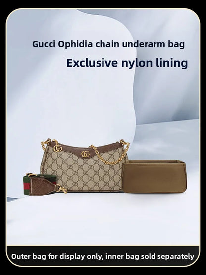 Ophidia Nylon Chain Underarm Bag – Lightweight Small Square Storage Bag in Solid Color, Unisex