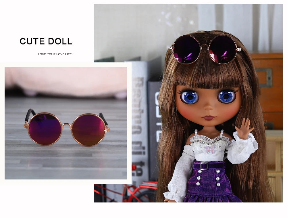 ICY DBS Blythe Doll 1/6 BJD – 30cm Joint Body Set with Random Eyes, Anime Girl Toy Gift