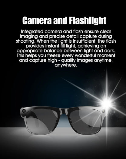 Xiaomi 6K HD AI Smart Glasses — 100MP Camera, ChatGPT, Bluetooth Call, Voice Assistant, 260mAh Battery, New Smart Glasses