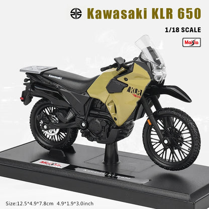 Maisto 1:18 Alloy Motorcycle Model – Yamaha MT-07/MT-10, Ducati, Kawasaki, KTM, Suzuki, BMW