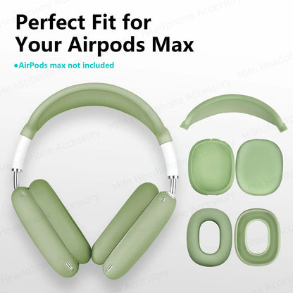 Silicone Protective Case for AirPods Max 2024 – Ear Protection Earmuff Cover for Headphones