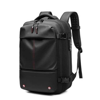 Men's Travel Backpack – Large Capacity 17-Inch Laptop Backpack, Business & Hiking Expandable School Bag