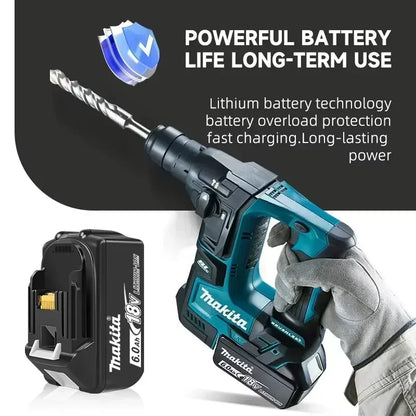 Genuine Makita 6AH BL1860 18V Li-Ion Battery — Replacement for BL1850 & BL1840, Compatible with 18V Screwdrivers, BMS TPCELL