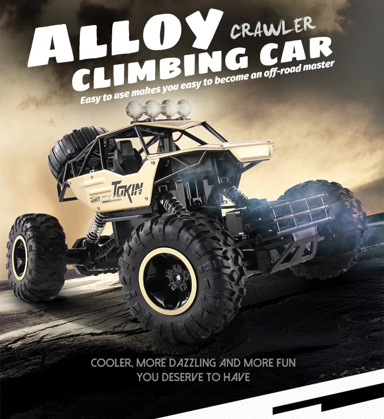 1:12 RC Off-Road 4WD Monster Truck – High-Speed 20Km/h All-Terrain Remote Control Car for Adults & Beginners