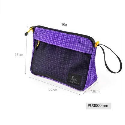 Premium Waterproof Toiletry Bag – UHMWPE Fabric Portable Travel Organizer with Large Capacity, Multi-Functional, 70g