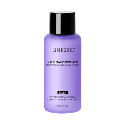 Limegirl Large Capacity Nail Acrylic Liquid Monomer - 40/70/120/240ml for DIY Nail Art, Acrylic Powder & Manicure