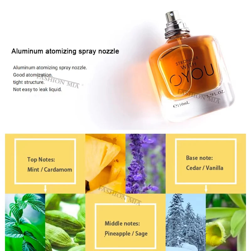 Original Men’s Sport Cologne — Long-Lasting Woody Floral Pheromone Fragrance Body Spray