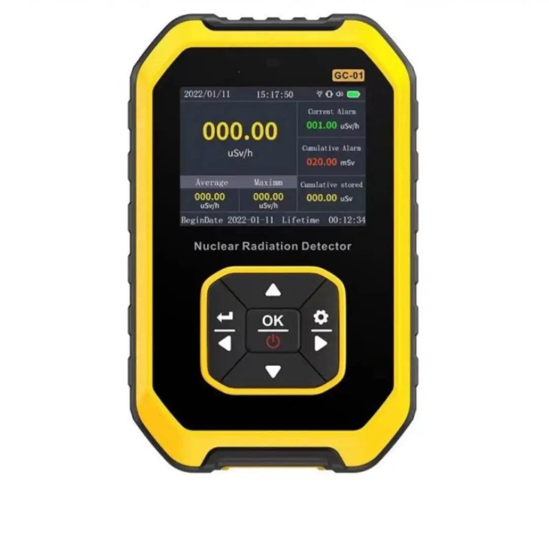 Geiger Counter Radiation Detector - Real-Time β, γ & X-Ray Radioactive Monitoring Meter