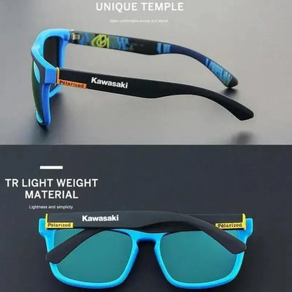 Kawasaki Polarized Sunglasses - UV400 Protection for Men and Women, Ideal for Outdoor Activities like Hunting, Fishing, and Driving, Optional Box