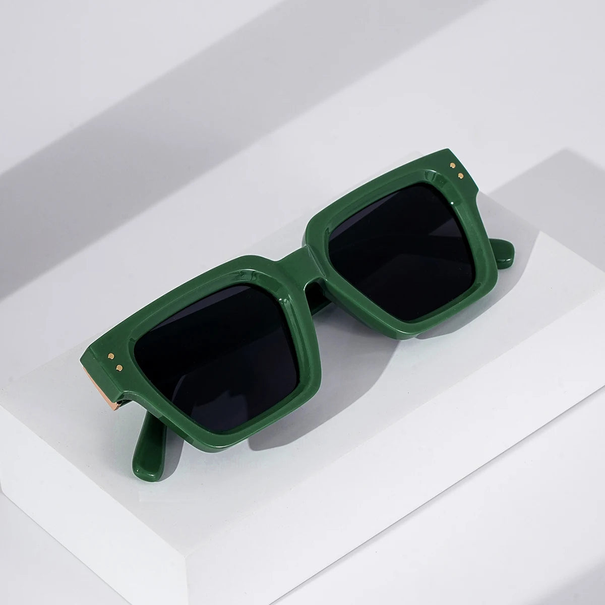 Ruiao 2024 Luxury Premium Designer Sunglasses – Black Square Shades for Men & Women