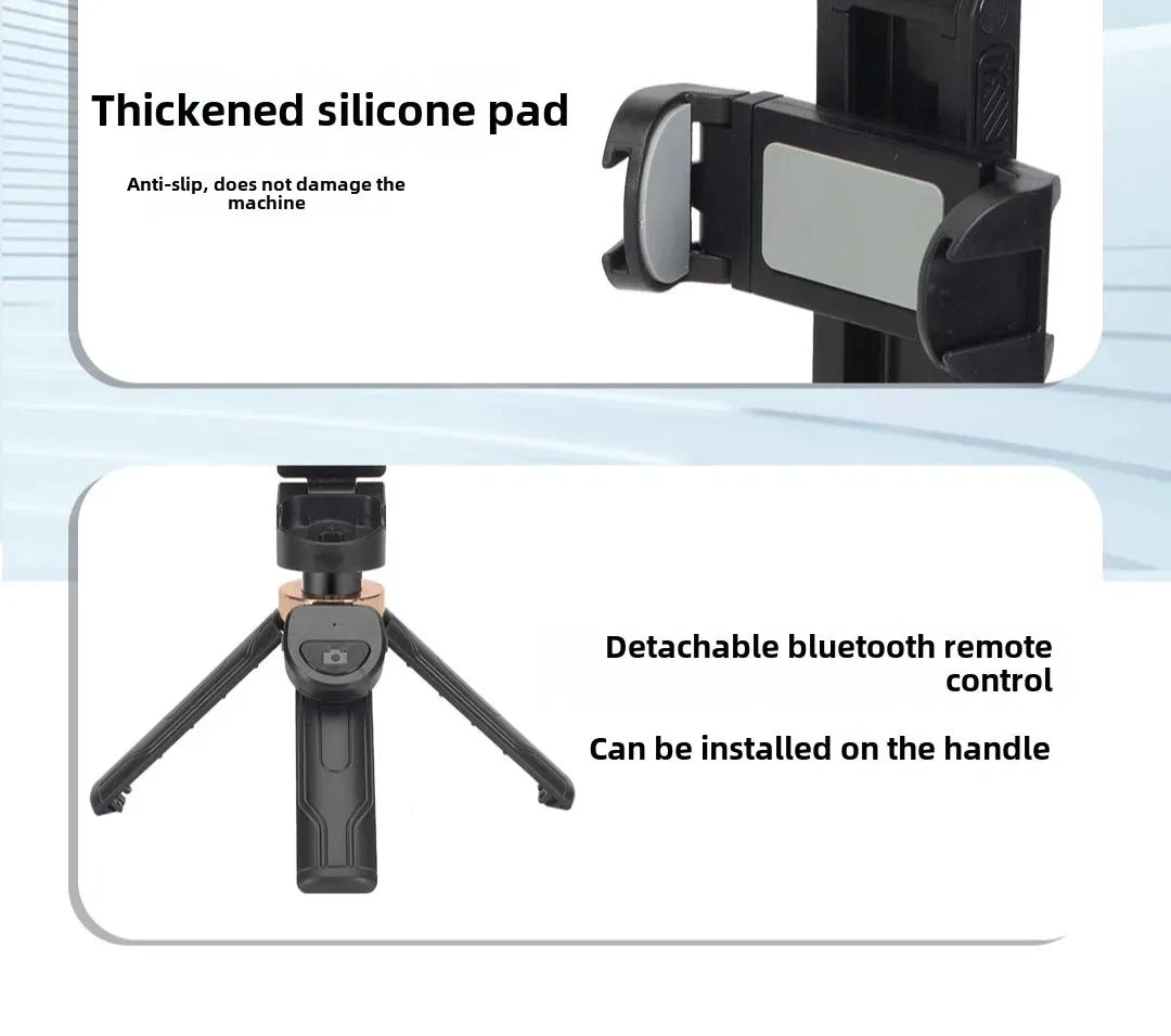 Super Mini Selfie Stick – Portable Phone Holder with Bluetooth Remote for Live Broadcast & Shooting