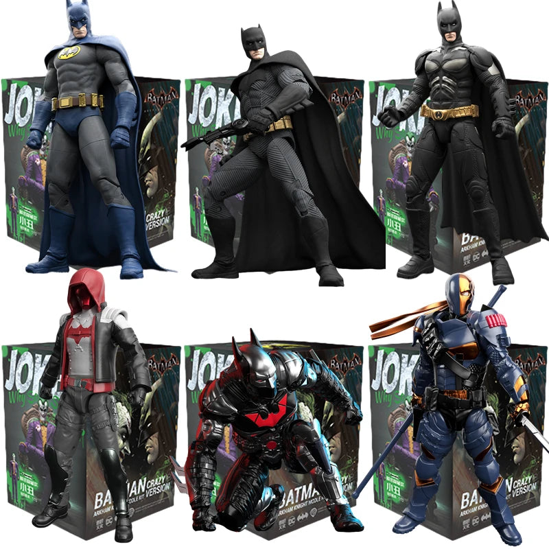 Batman Arkham Knight Joker V8.04 Building Blocks - Dark Knight Deathstroke Red Hood Action Figure Model Toy Set