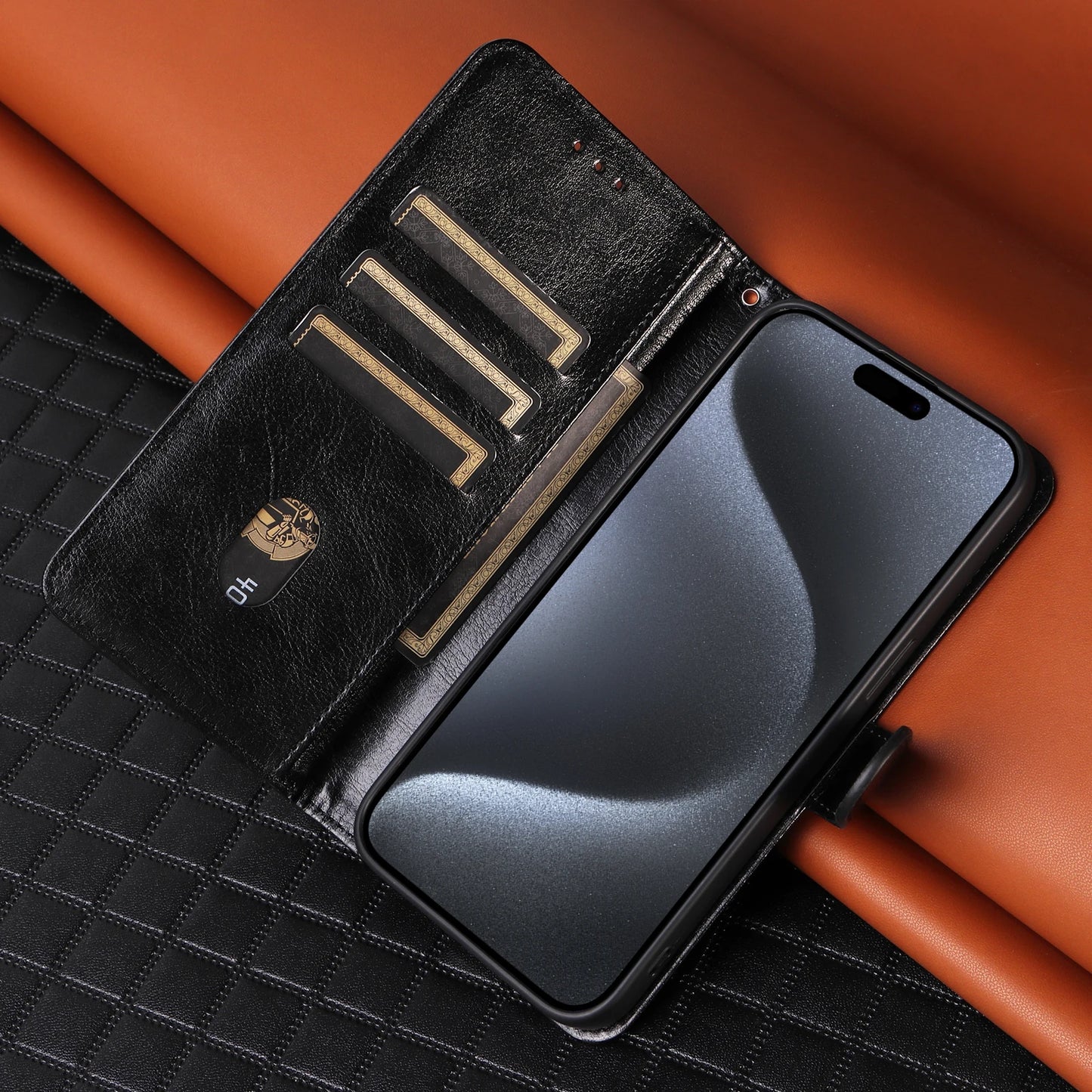 Artificial Leather Wallet Flip Case with Card Slot – Phone Case for Redmi Note9 Pro, Note11, Note13 4G & Note13 Pro 5G