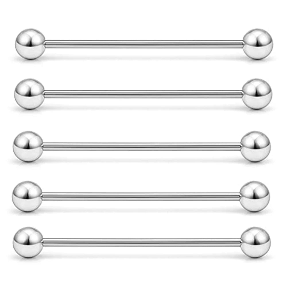 Stainless Steel Body Piercing Kit – Belly Button & Septum Piercing Set, Professional Piercing Tools for Personal and Salon Use
