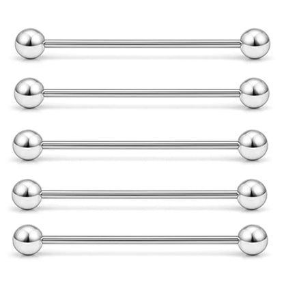 Stainless Steel Body Piercing Kit – Belly Button & Septum Piercing Set, Professional Piercing Tools for Personal and Salon Use