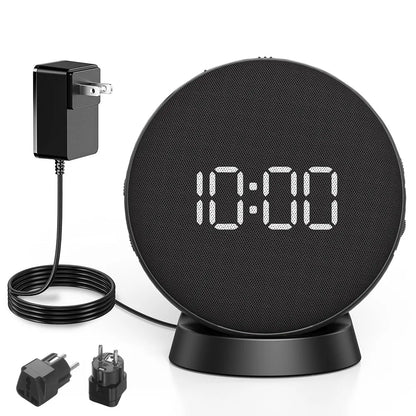 Awakening Vibrating Alarm Clock – Loud Bed Shaker for Heavy Sleepers & Hearing Impaired, Wireless Magnetic Charging
