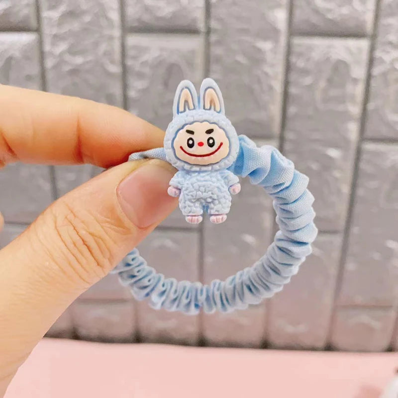 Cute Anime Hair Ropes – Elastic Hair Ties for Women and Girls