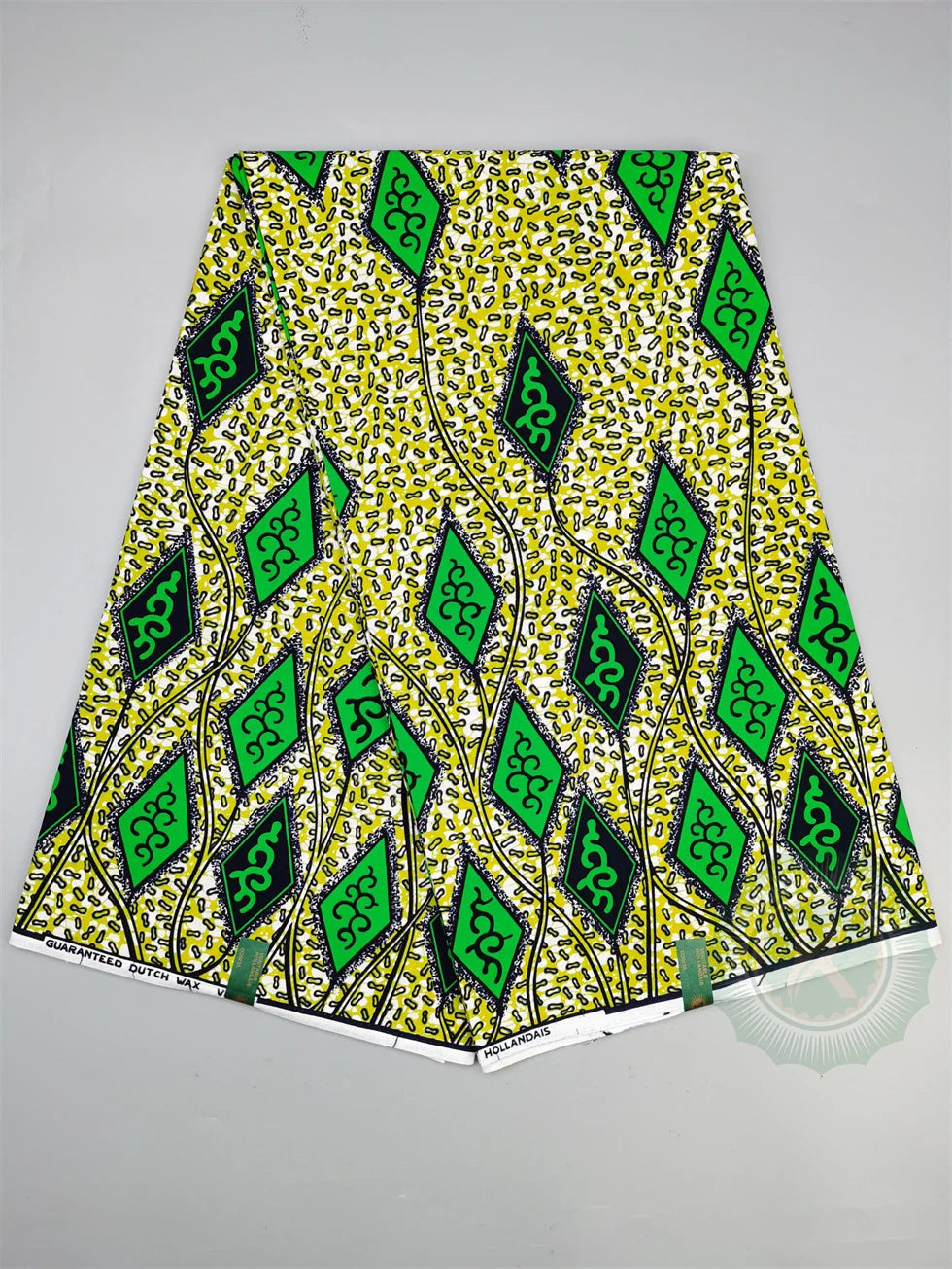 African Wax Fabric - Cotton Nigerian Ankara Batik Block Print Sewing Cloth
