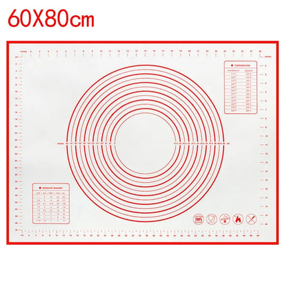 UNTIOR Silicone Baking Mat – Non-Stick Kneading & Dough Mat for Pizza, Cake, and Cooking Bakeware
