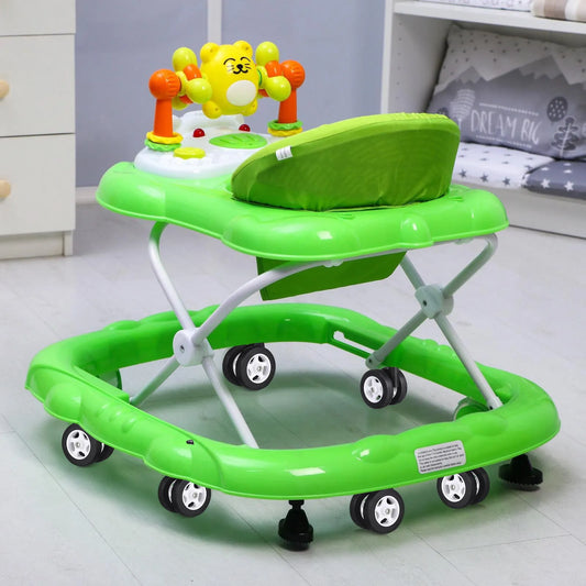 4-Piece Baby Stroller Wheel Set - Quiet Smooth Replacement Casters for Infant Walkers