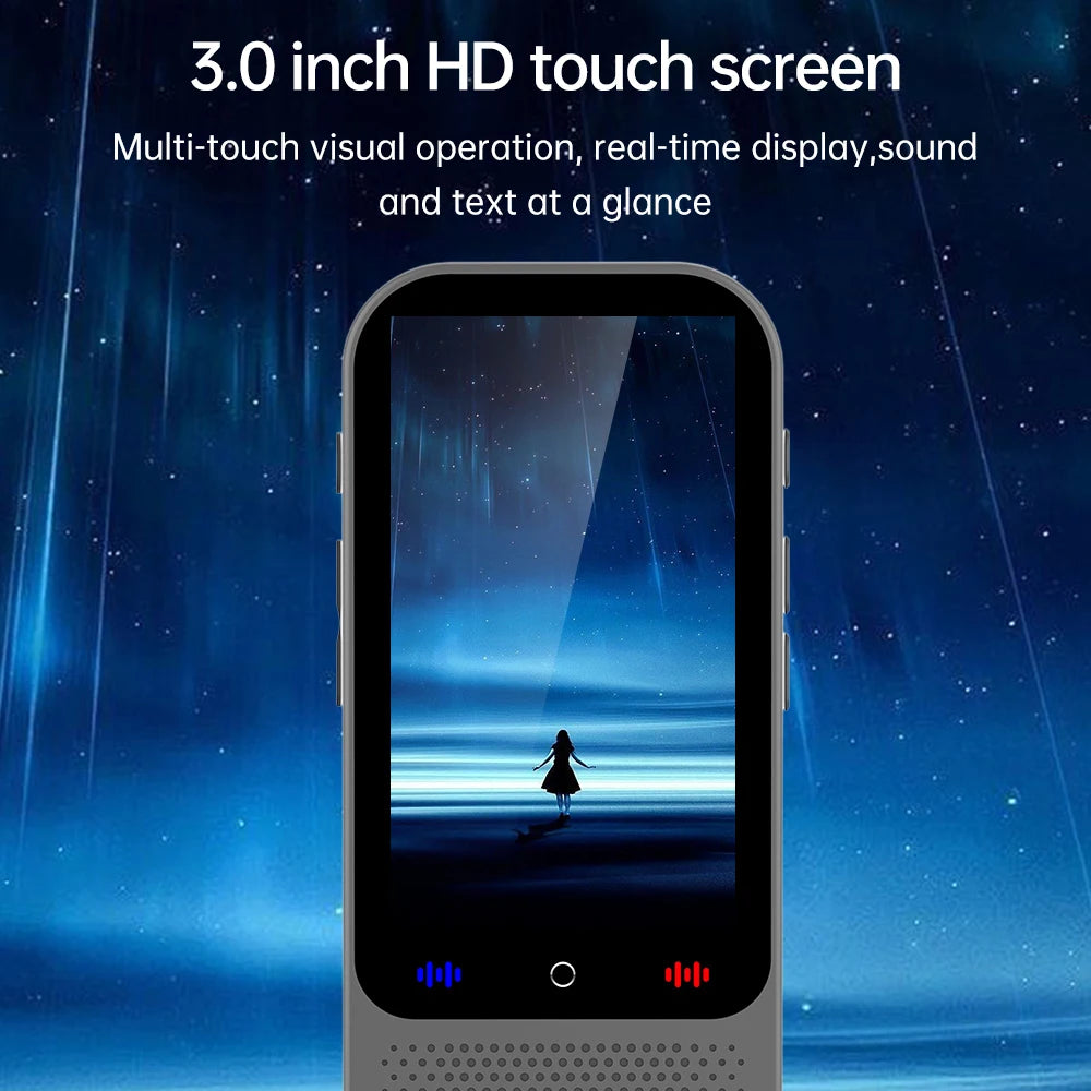 S80 Pro Portable Language Translator – 138 Languages, Voice Translation & 16 Offline Modes with ChatGPT Function