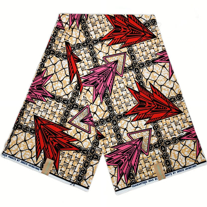 100% Cotton African Ankara Wax Fabric - Soft Real Wax Print for Dresses