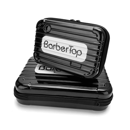 BARBERTOP Waterproof Tools Storage Bag – Hair Clipper, Scissors, Shaving Kits & Haircut Accessories Organizer Box