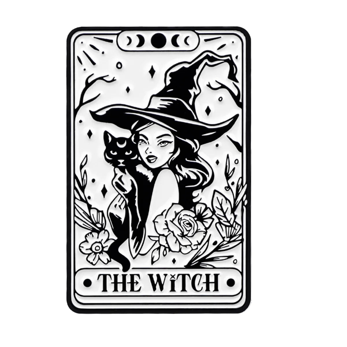 Cute Black Cat Enamel Pin – Animal Brooch Lapel Pin for Backpack, Clothing, Witch Jewelry & Halloween Gifts