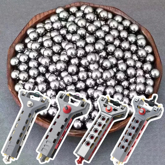 8mm Steel Balls for Slingshots - 300-Piece Standard Outdoor Shooting Set