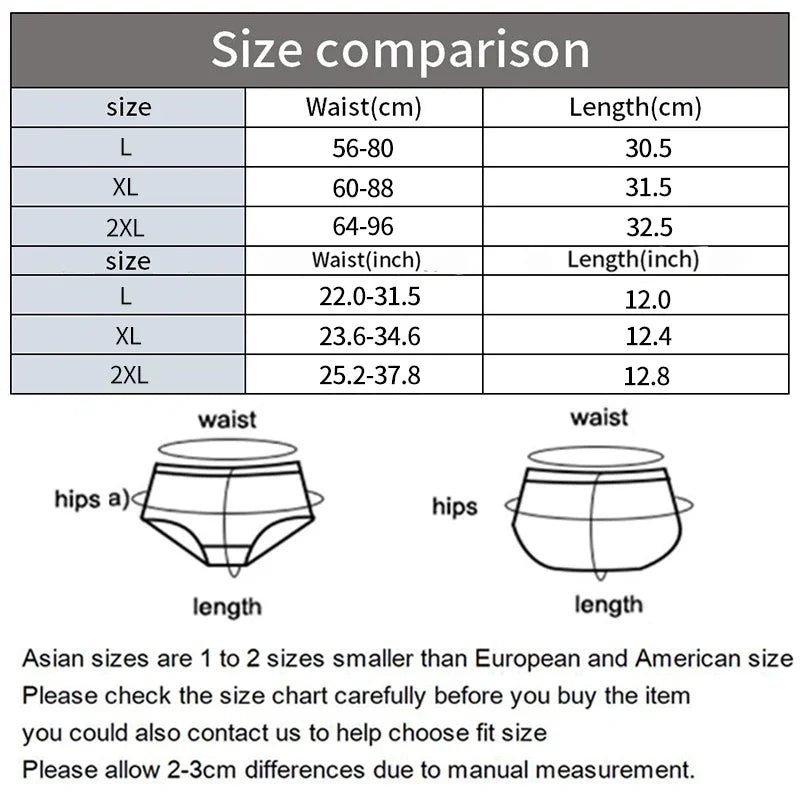 Seamless Ice Silk High Waist Panties - Quick-Drying, Ultra-Thin Women's Briefs for Summer Fitness | Sizes L-2XL