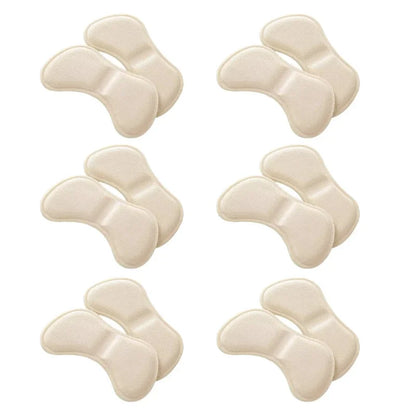 12PCS Heel Insoles Patch – Pain Relief Anti-Wear Cushion Pads with Adhesive Foot Care Inserts for Shoes