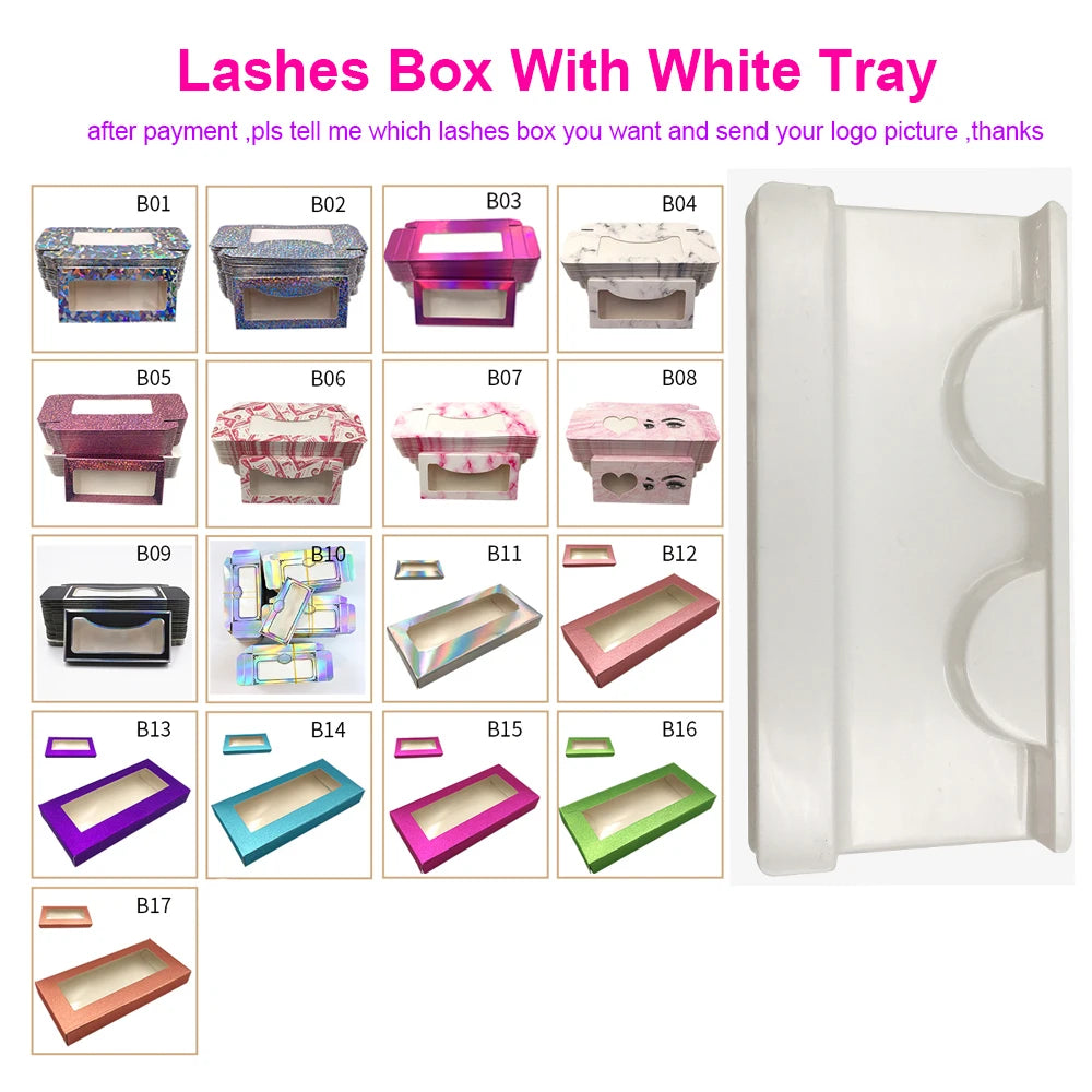 Custom Eyelash Packaging Boxes –  25mm Mink Lash Cases (10–100 pcs) Marble Design with Logo Printing Option