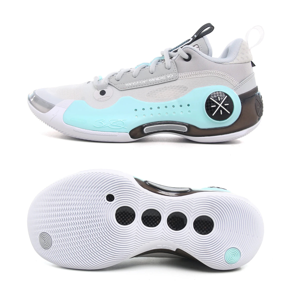 Li-Ning WAY OF WADE 10 LOW Basketball Shoes - Professional Carbon Plate Sneakers with Cushioning & Support