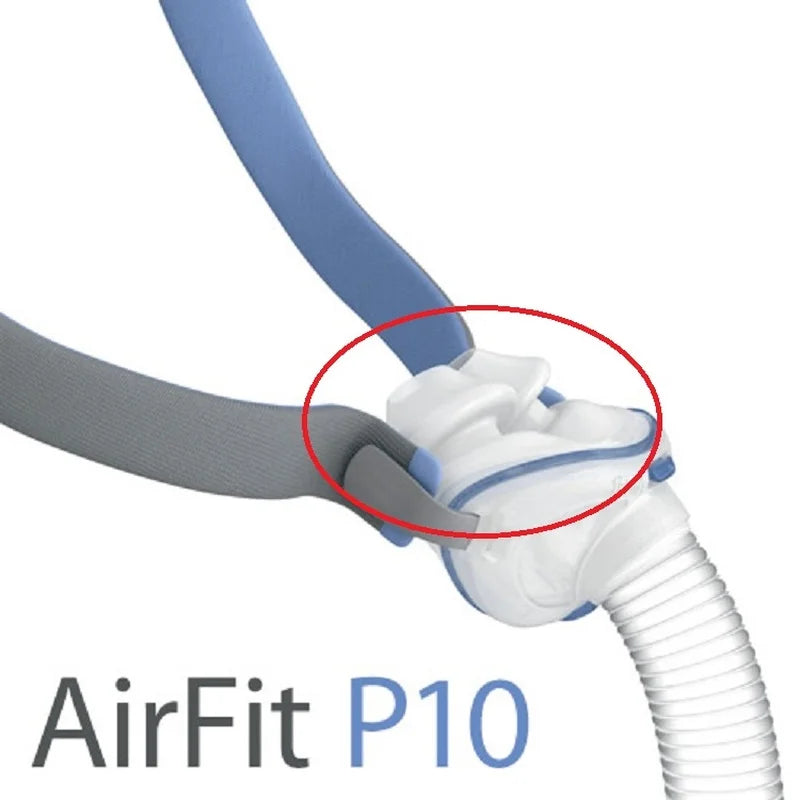 Silica Cushion for ResMed AirFit P10 Nasal Pillows Mask – S/M/L Anti-Snore Sleep Apnea Accessory