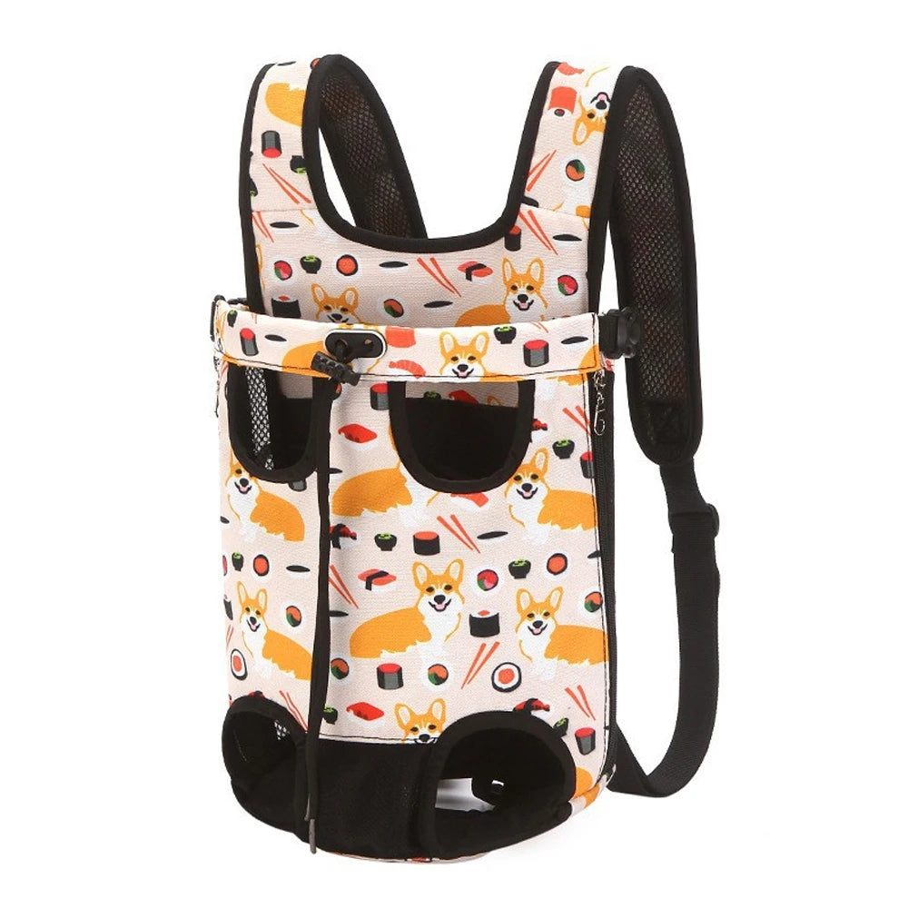Adjustable Cat Carrier Bag – Double Shoulder Pet Backpack, Portable Travel, Outdoor, Camping & Hiking Bag for Cats and Small Dogs