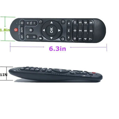 X96 Max Plus Universal TV Box Remote Control – Compatible with X92, X96 Mini, T95, H96, X88, HK1Max Media Player Controller