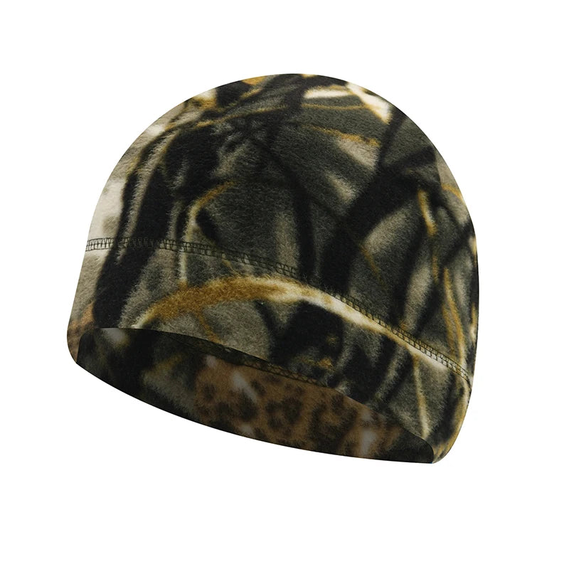Winter Thermal Fleece Hat - Windproof Outdoor Beanie for Men & Women Cycling Skiing