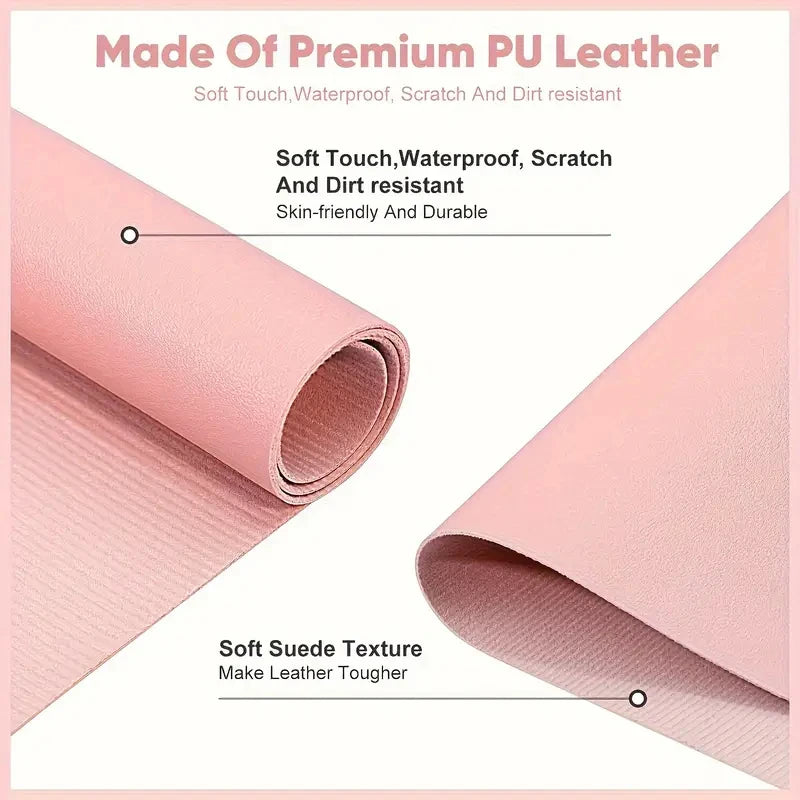 Nail Art Table Mat - Soft Foldable PU Leather Manicure Hand Rest Pad