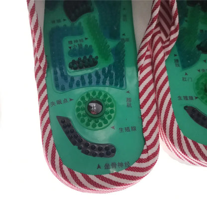 Acupuncture Foot Massage Slippers – Shiatsu Magnetic Health Sandals