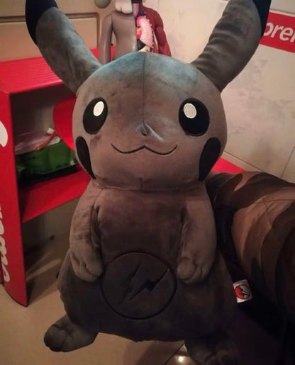 30cm Dark Pikachu Plush — Pokémon X Fragment Anime Kawaii Pop Doll, Pillow & Birthday Gift