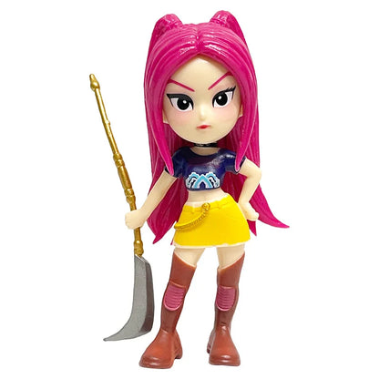 6PCS K-Pop Demon Hunters Figure Set – PVC Cartoon Gaming Desk Decoration, Collectible Model Toys for Kids