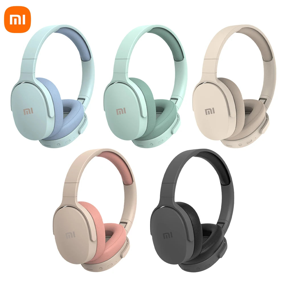 Xiaomi Wireless Bluetooth Headphones – Over-Ear HiFi Stereo, Foldable, Lightweight, TF Card & Type-C Support